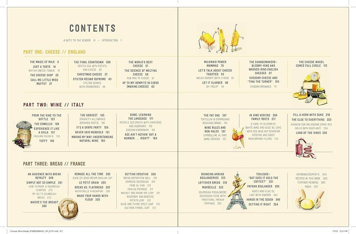 Cheese, Wine, and Bread: Uncovering the Enchantment of Fermentation in England, Italy, and France