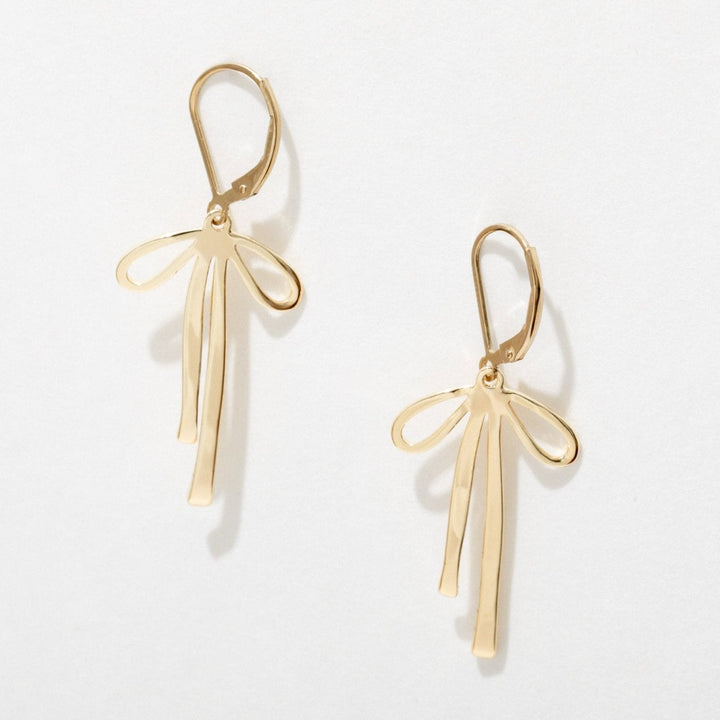 Bow Drop Earrings
