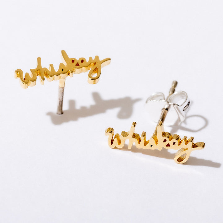 Whiskey Script Studs