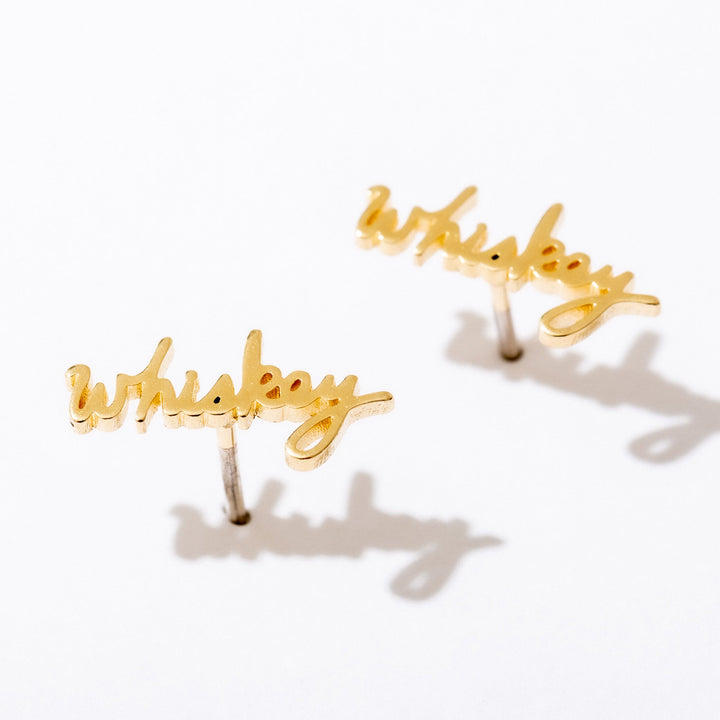 Whiskey Script Studs