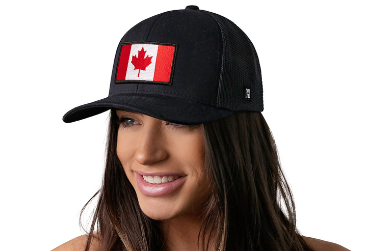 Canada Flag Trucker Hat  |  Canadian Snapback