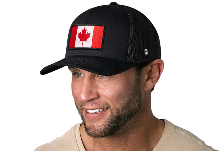 Canada Flag Trucker Hat  |  Canadian Snapback