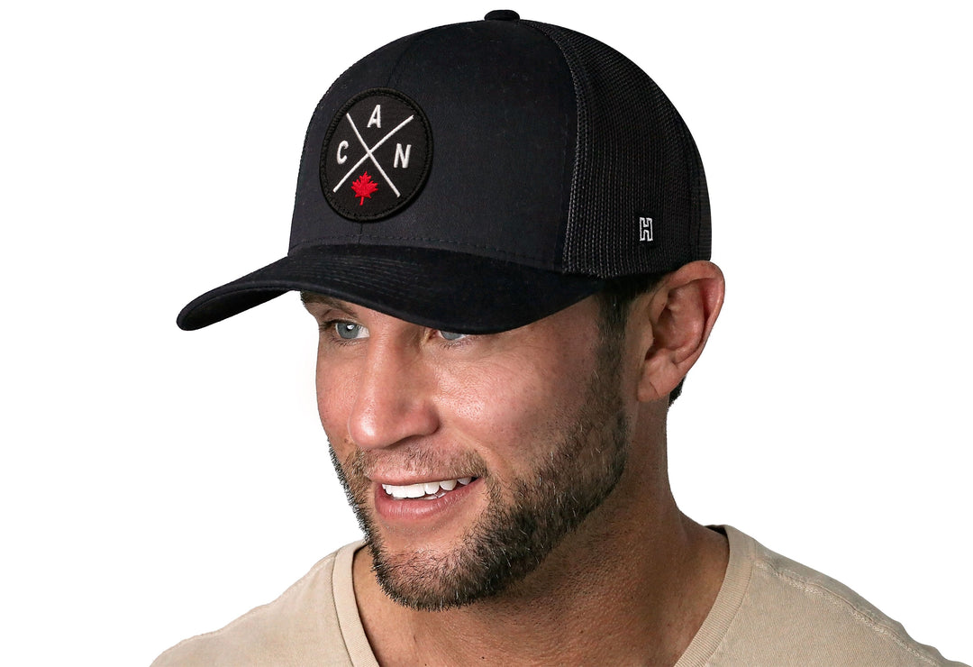 Canada Flag Trucker Hat  |  X Canadian Snapback