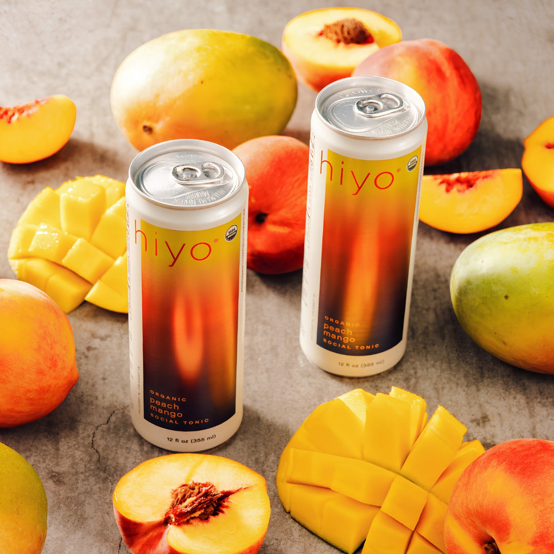 Hiyo Non-Alcoholic Social Tonic - Peach-Mango