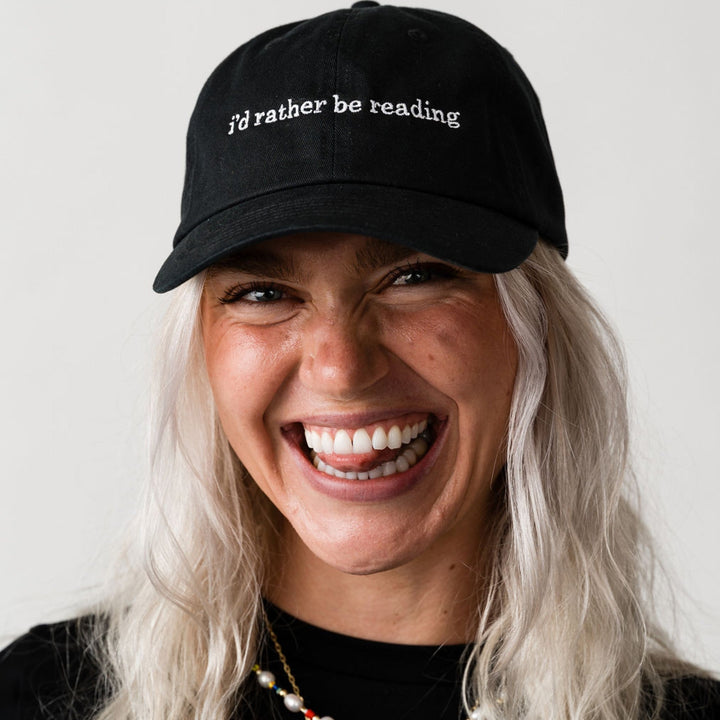 I'd Rather Be Reading Baseball Hat - Kascadia Wine Merchants 