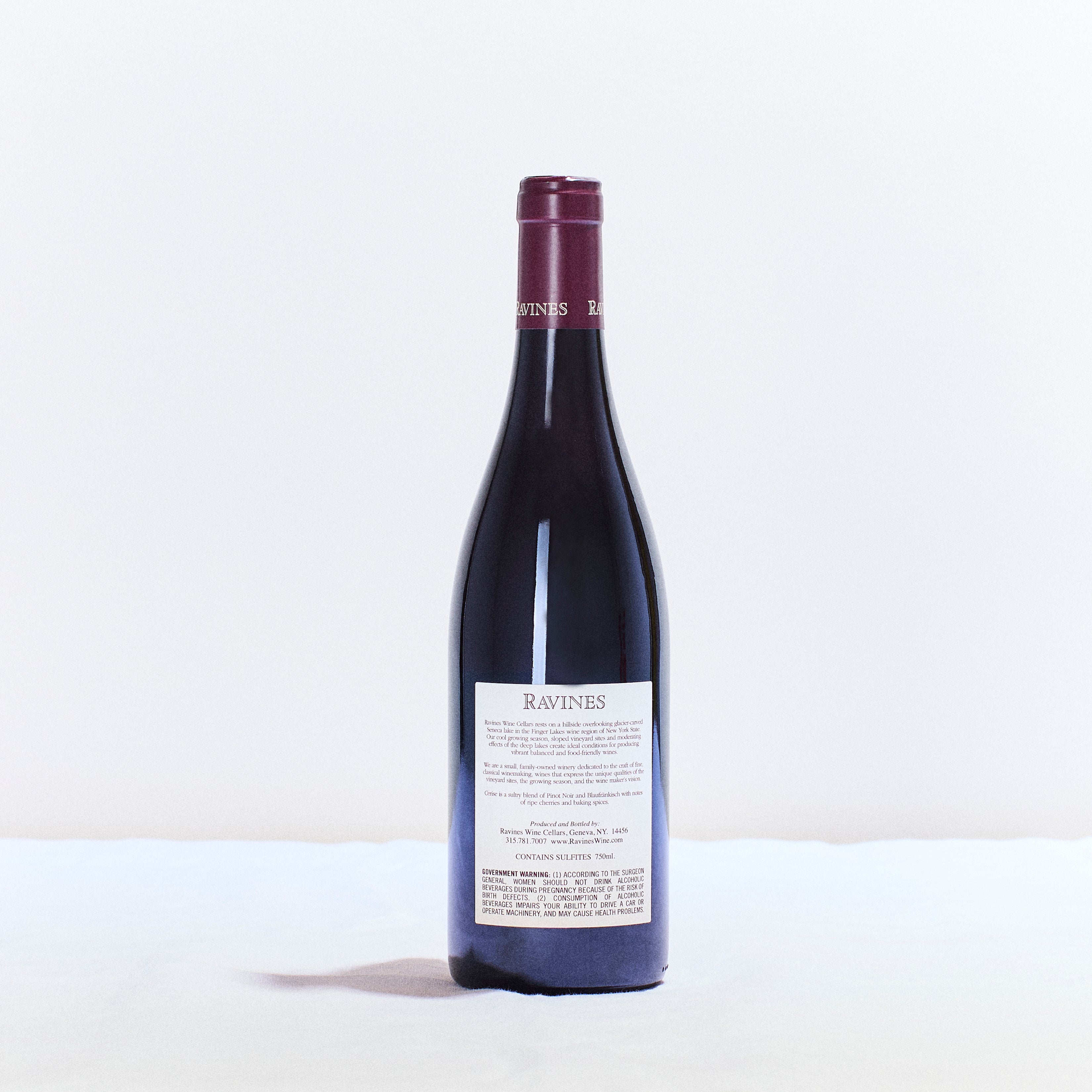 Ravines 2021 Blaufränkisch/Pinot Noir blend CERISE