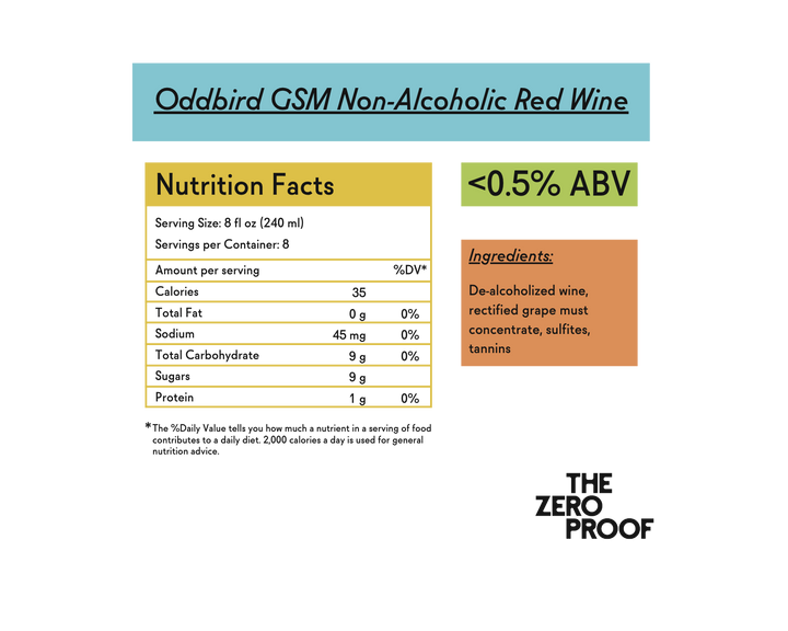 Oddbird GSM Non-Alcoholic Red Wine