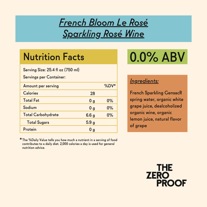 French Bloom Le Blanc Non-Alcoholic Sparkling White Wine