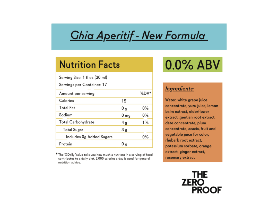 Ghia Aperitif - New Formula (535 mL)