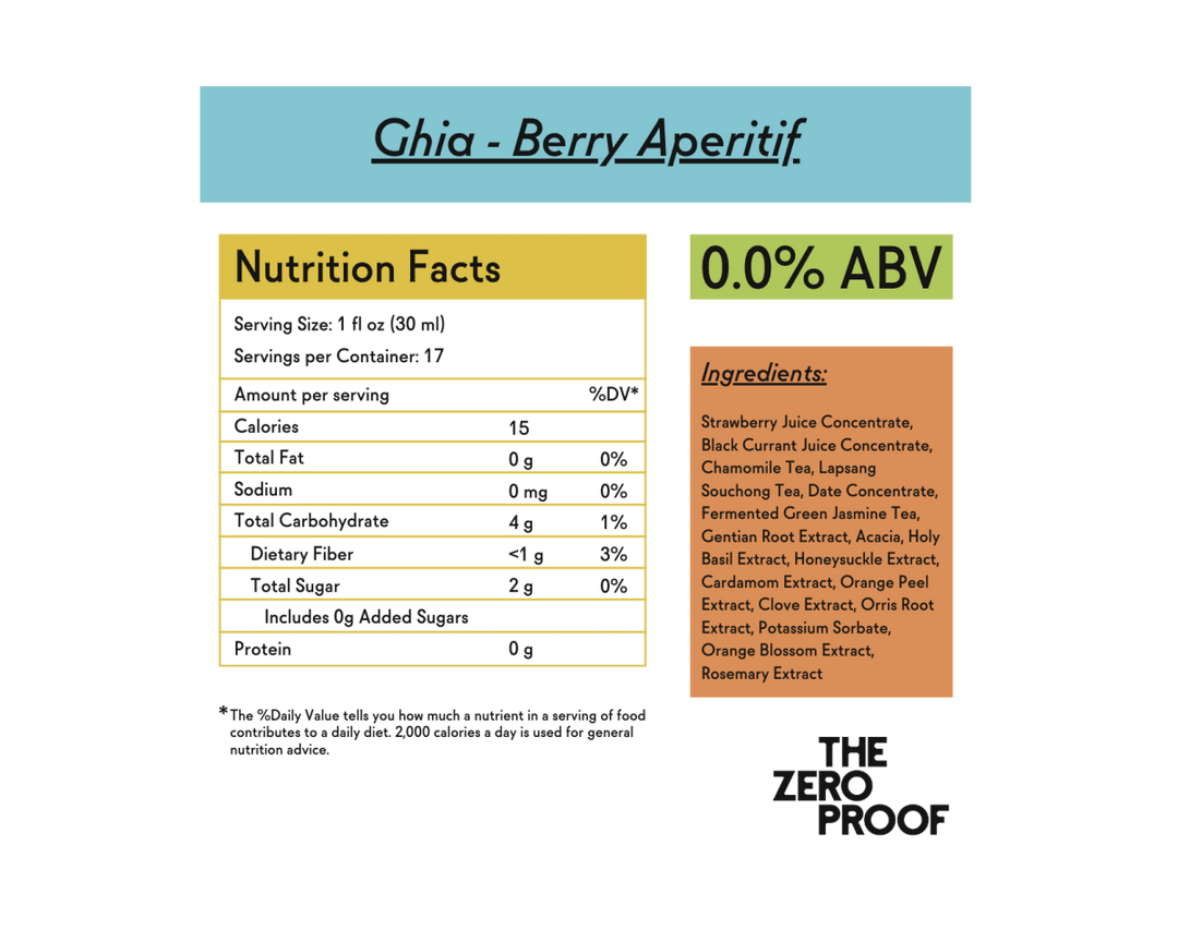 Ghia Berry Non-Alcoholic Aperitif