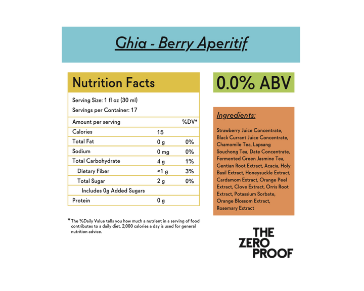 Ghia Berry Non-Alcoholic Aperitif