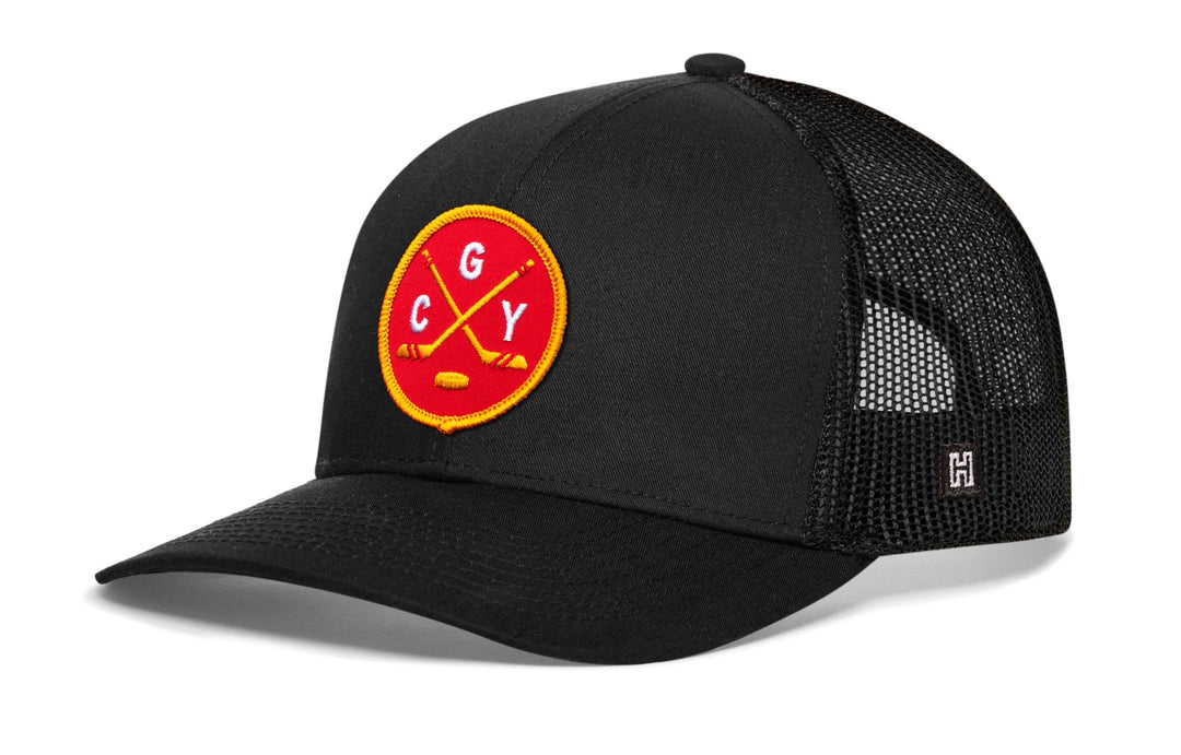 Calgary Hockey Trucker Hat  |  CGY X Snapback