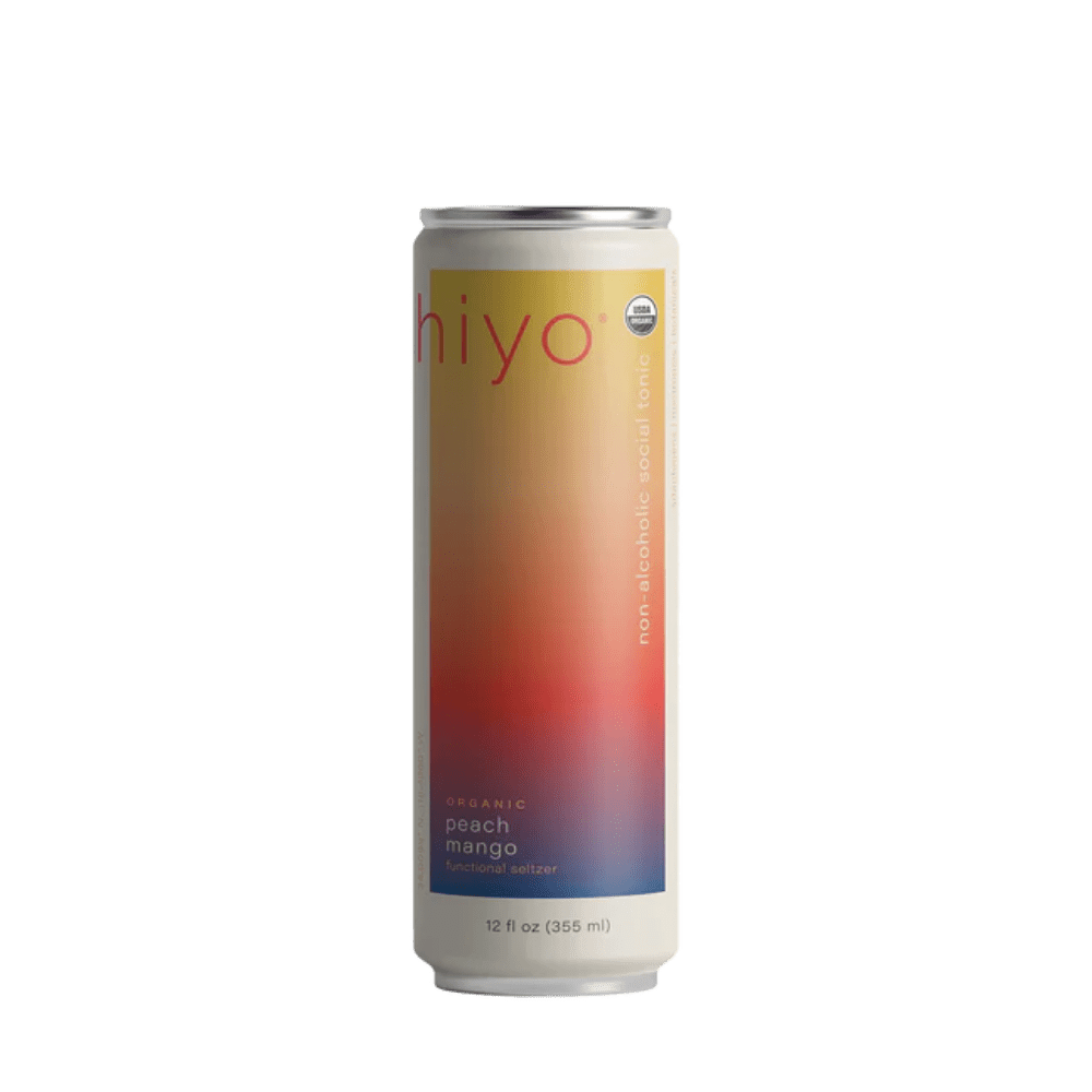 Hiyo Peach-Mango Non-Alcoholic Social Tonic (4-pack)