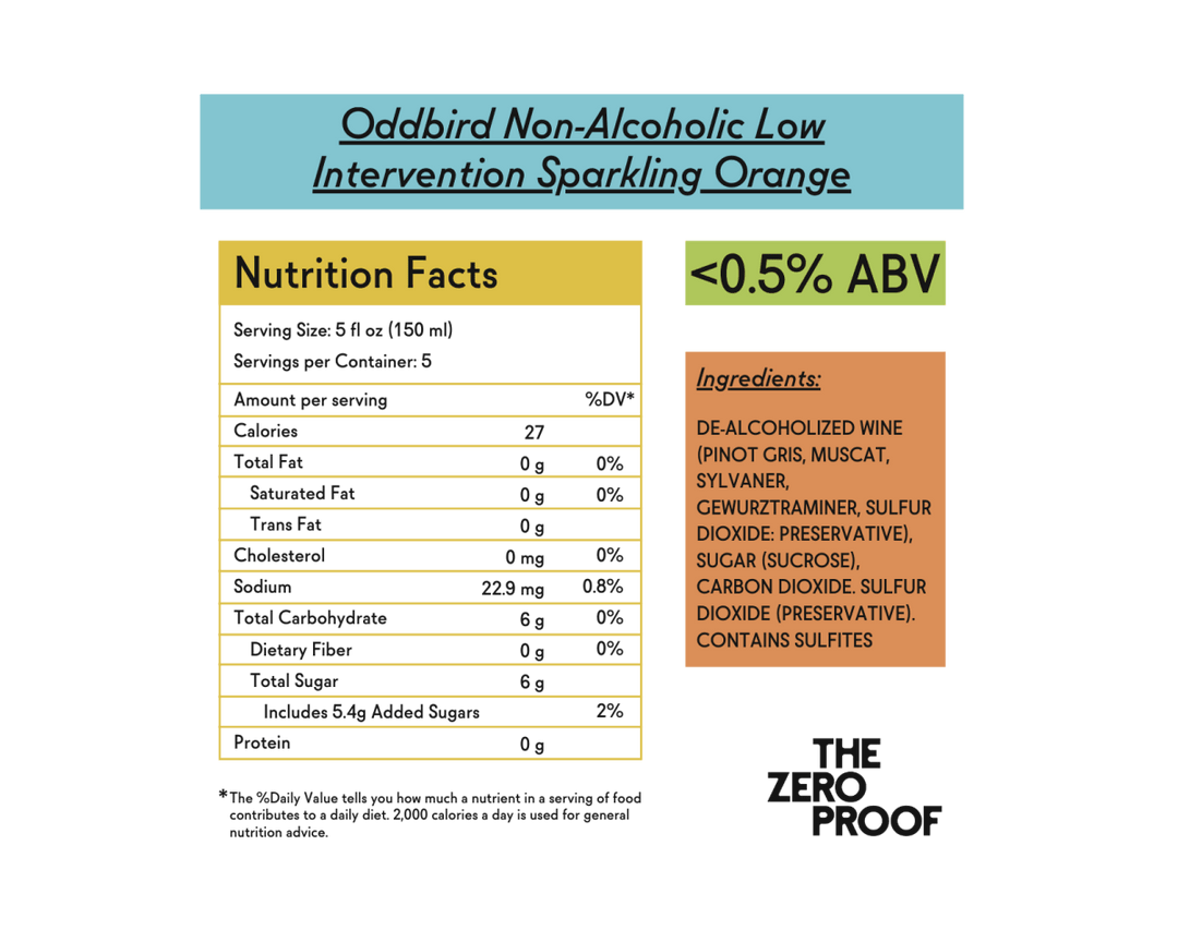 Oddbird Low Intervention Sparkling Orange - Kascadia Wine Merchants 