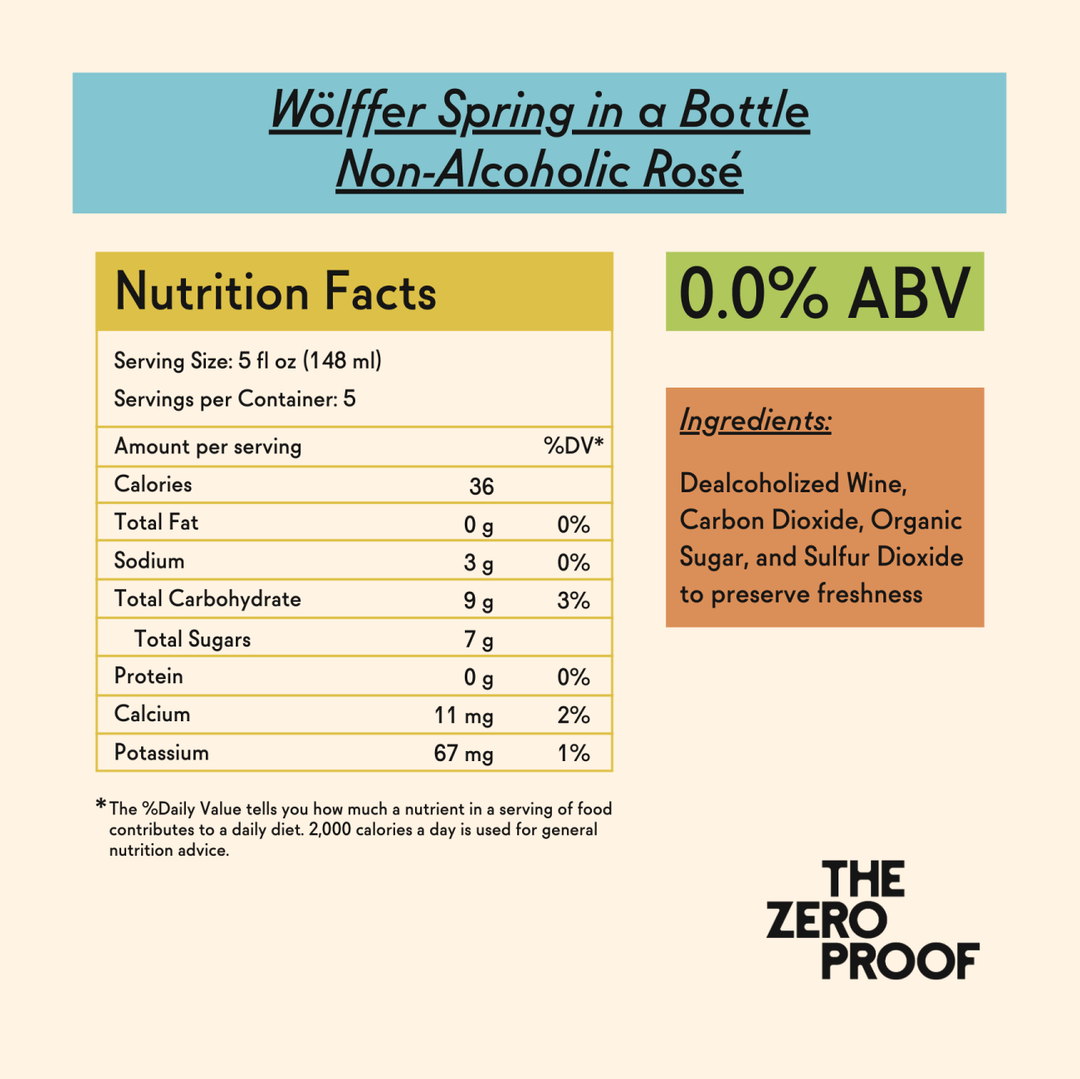 Wölffer Spring in a Bottle Non-Alcoholic Rosé - Kascadia Wine Merchants 